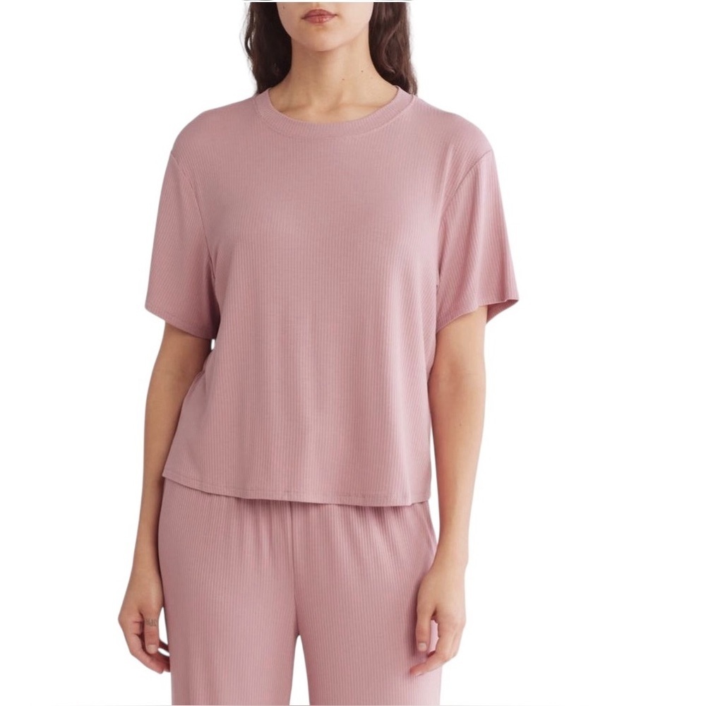Honeydew Revival Rib Pajama Set 2 Piece NWT XL Mauve